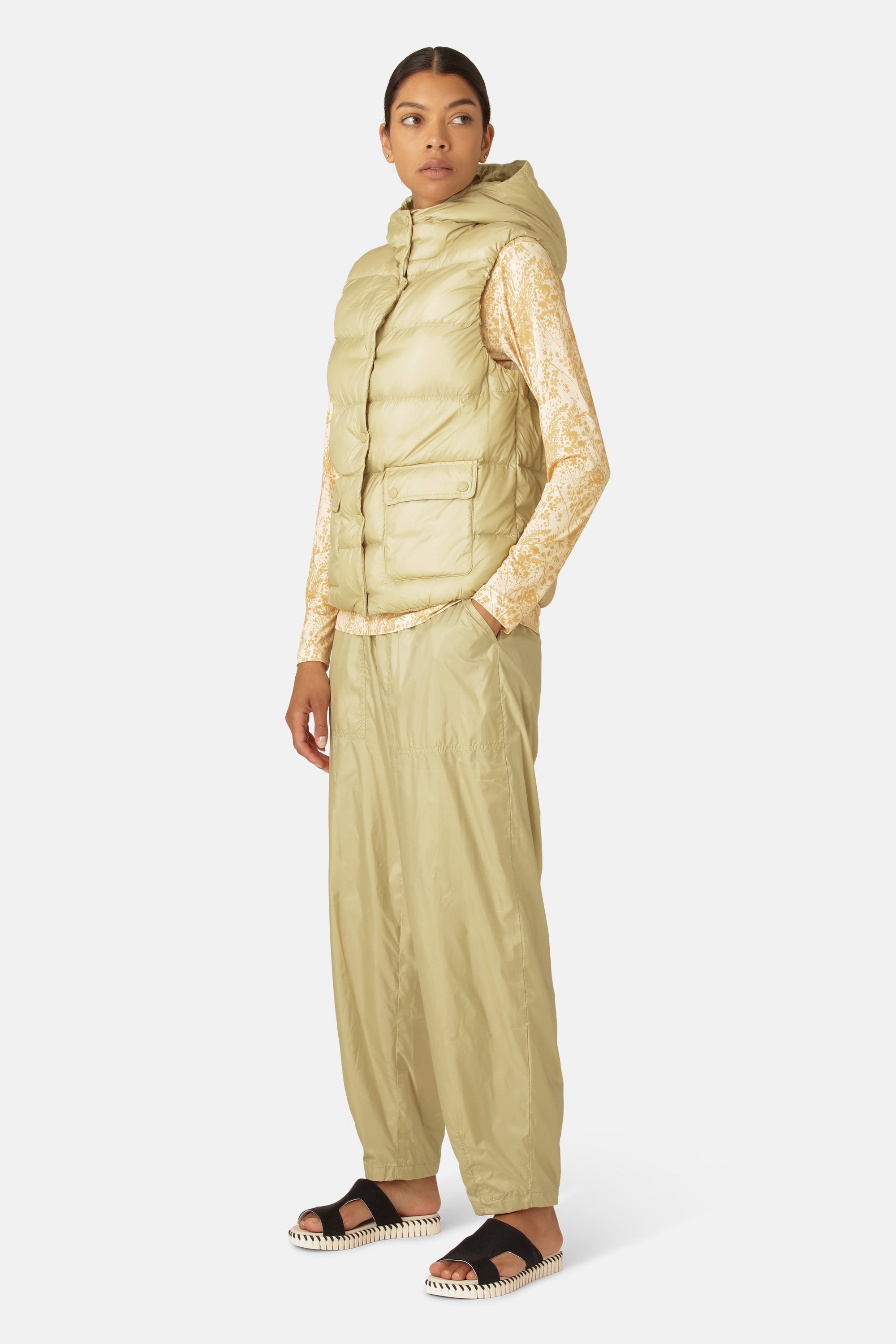 Ilse Jacobsen Hornbæk Outerwear Daunenweste Puffer vest 459 Olive Grass